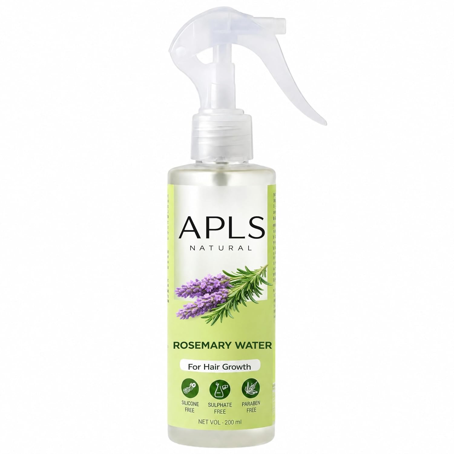 Rosemary Water Spray for Hair Growth & Regrowth | Supports Hair Density, Thickness & Stronger Hair | Anti Hair Fall, Nourishes Scalp, Adds Shine | Men & Women | 200ml